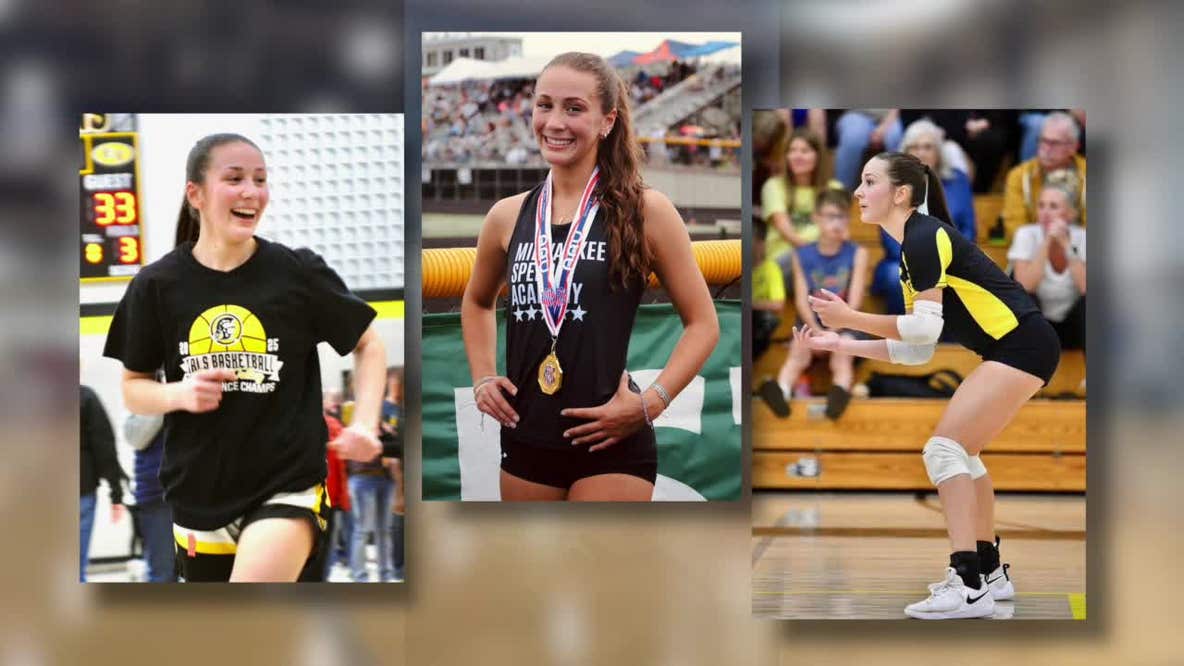 East Troy HS senior Valencia Burgos; elite athlete through determination