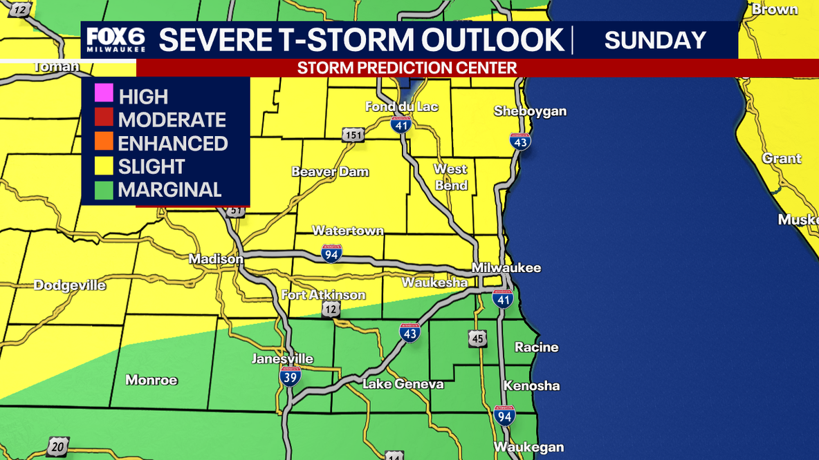 Southeast Wisconsin weather: Strong to severe storms possible into Tuesday