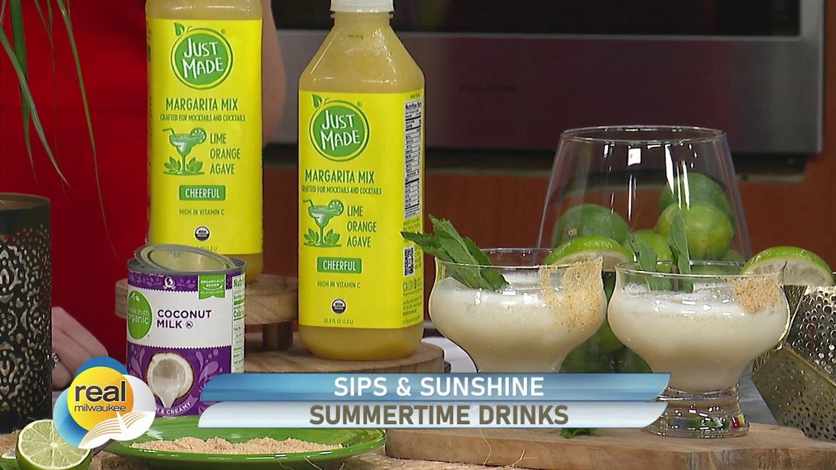 Sips & sunshine; Simple summertime drinks