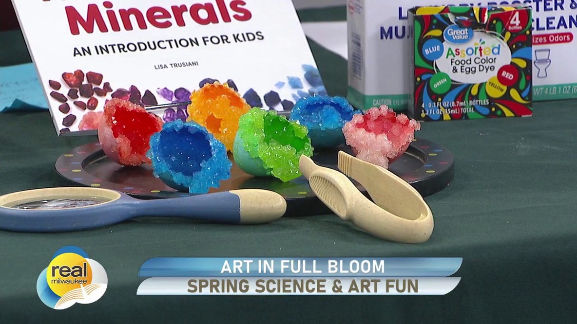 Spring-themed art and reading with Ebenezer Child Care Centers