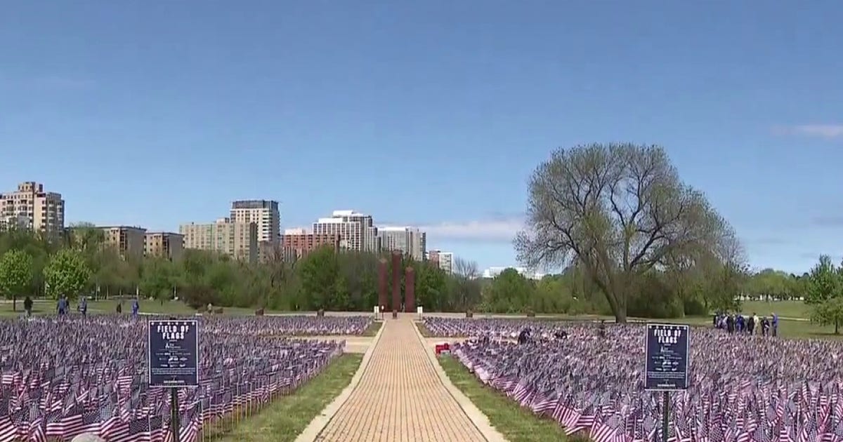 Memorial Day tribute: 'Field of Flags' honors fallen service members