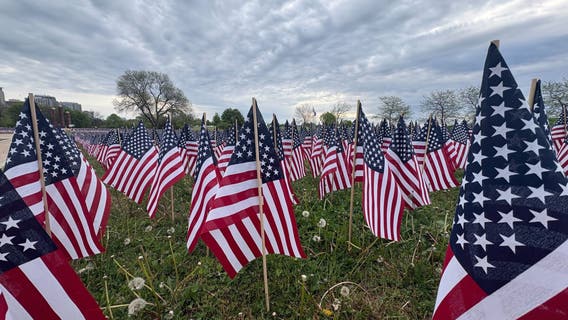 Memorial Day tribute: 'Field of Flags' honors fallen service members