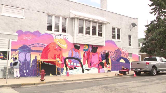 South side Milwaukee Brewers-backed mural celebrates community, sunset
