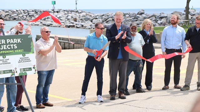 Bender Park boat launch reopening, ribbon-cutting ceremony