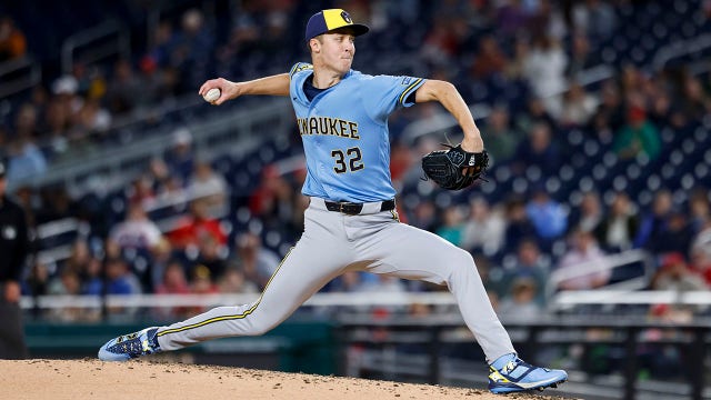 Brewers beat Nationals, carry no-hit bid into 7th inning