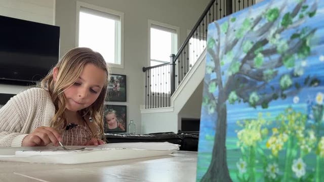 New Berlin girl turns cancer journey into art helping families