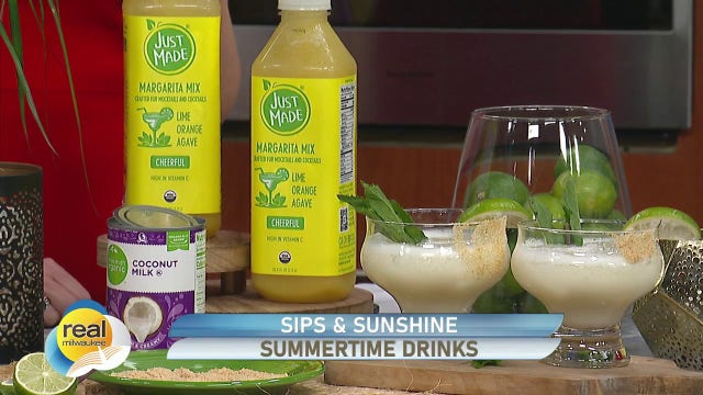 Sips & sunshine; Simple summertime drinks