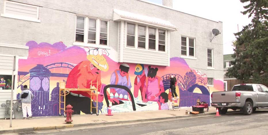 South side Milwaukee Brewers-backed mural celebrates community, sunset