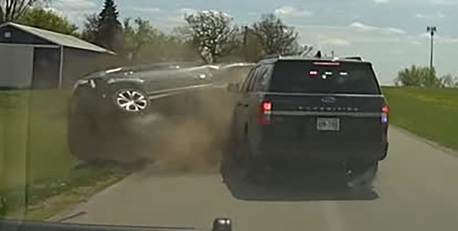 Wisconsin multi-county chase, crash video; Illinois pair arrested