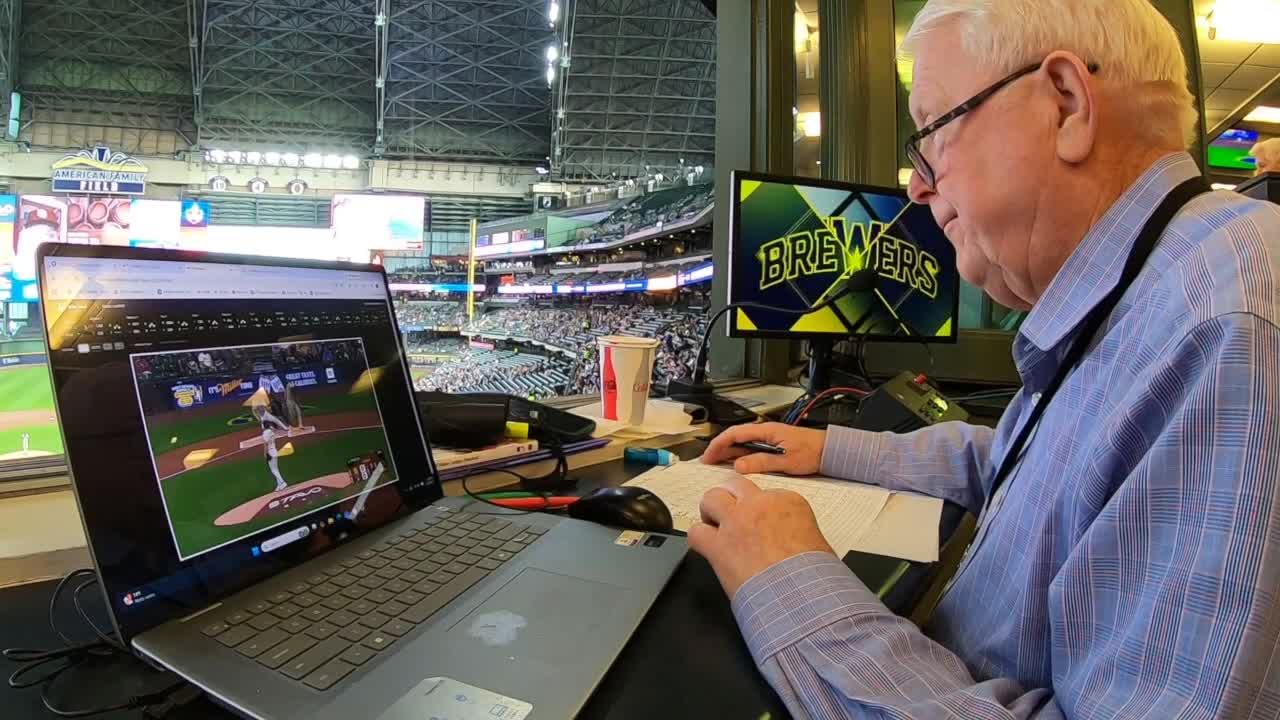 Brewers official scorer Tim O'Driscoll marks 40th season in role