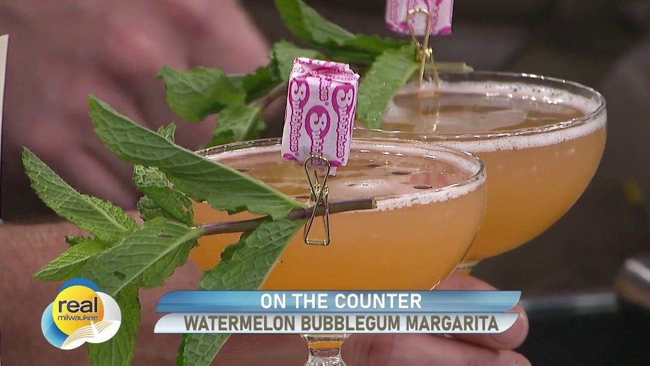 On the Counter; Watermelon Bubblegum Margarita