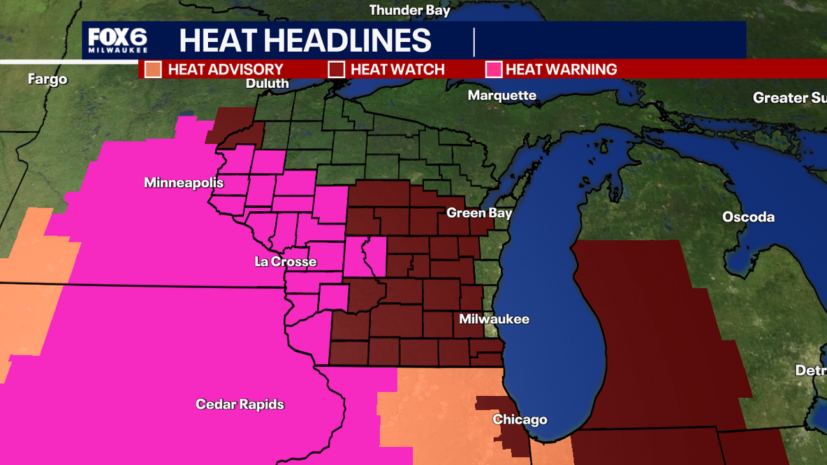 Dangerous, prolonged heat in southeast Wisconsin this week; what to know