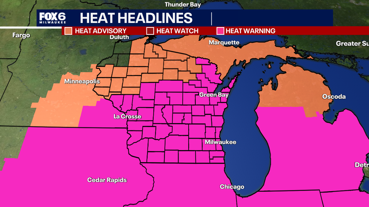 Dangerous, prolonged heat in southeast Wisconsin this week; what to know