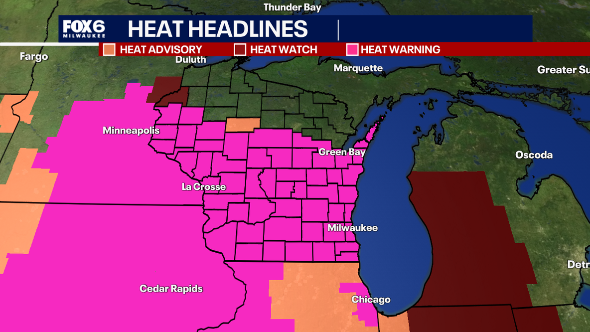 Dangerous, prolonged heat in southeast Wisconsin this week; what to know