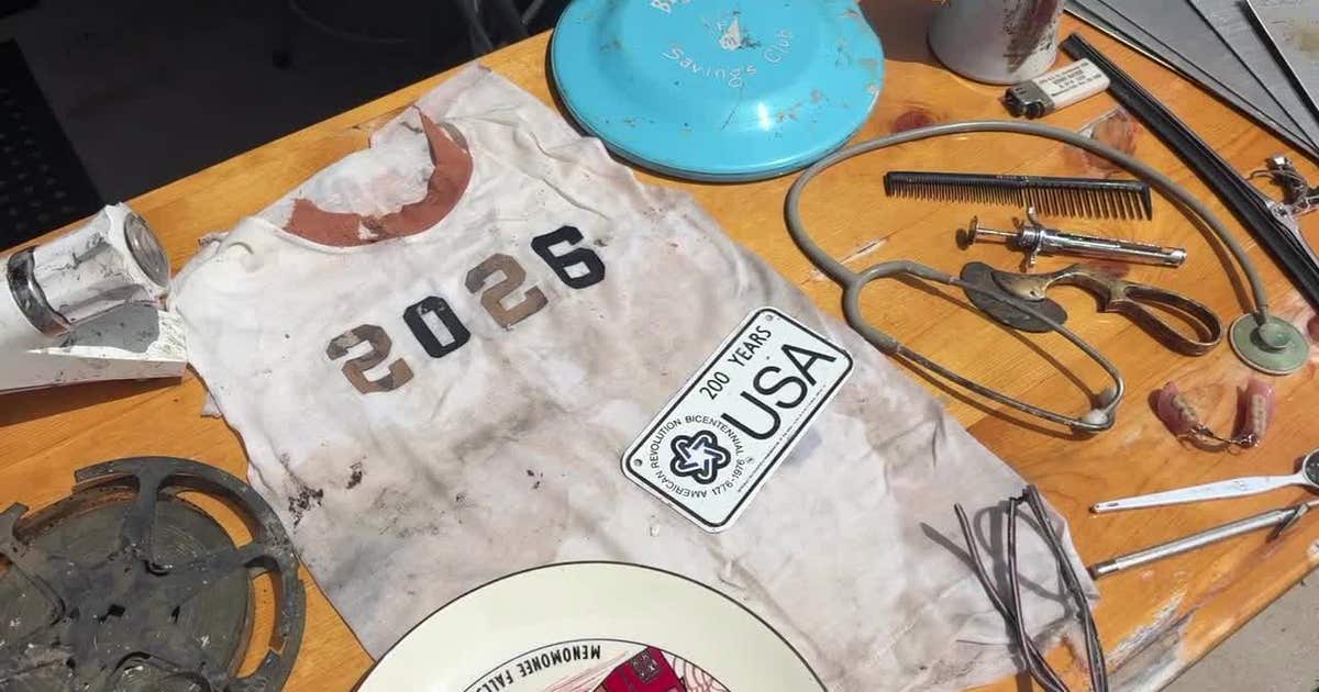 Menomonee Falls time capsule unearthed after 50 years | FOX6 Milwaukee