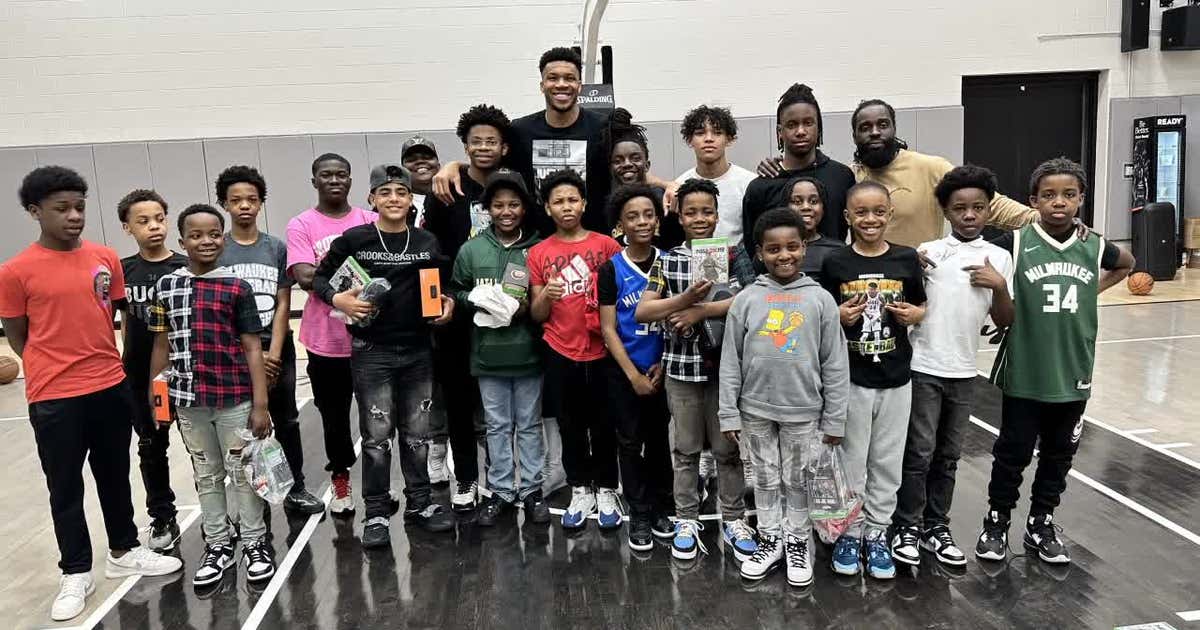 Giannis Antetokounmpo's mark on Milwaukee kids, church: 'He was my whole childhood'