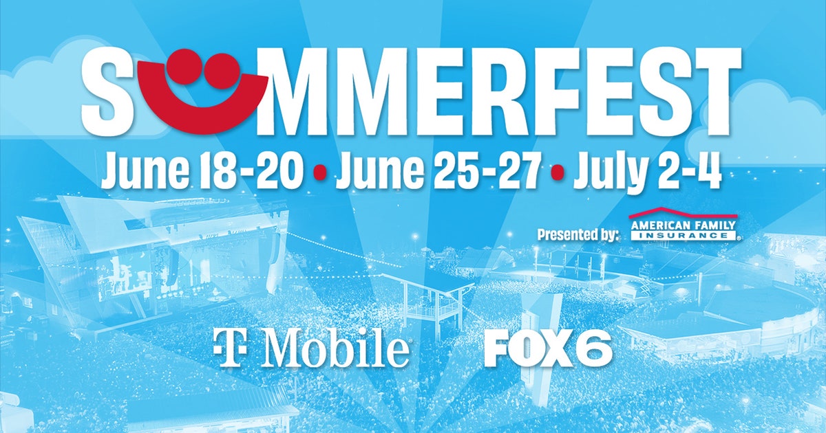 Summerfest 2026 artist lineup for June 18-20