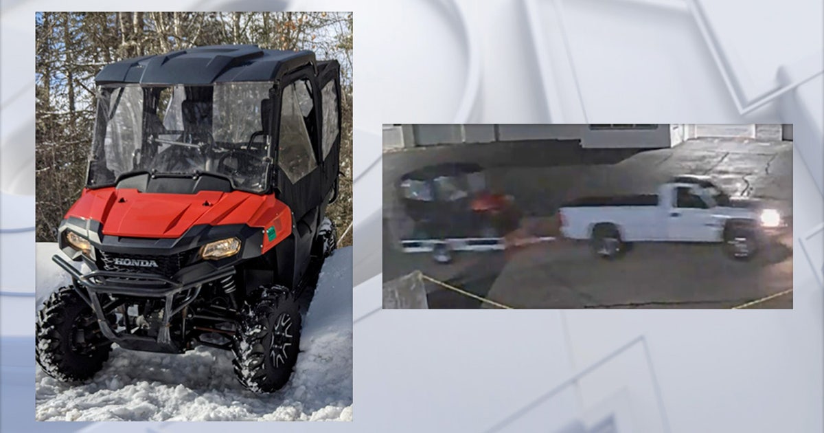 UTV stolen from Brookfield business, truck seen towing it away