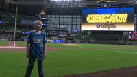Brewers fan honored; 10-year-old cancer survivor gets VIP night