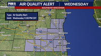 Southeast Wisconsin Air Quality Alert; 'unhealthy for sensitive groups'