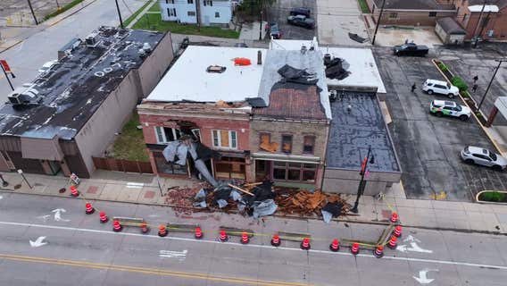 Dodge County storm damage; roofs ripped off in Horicon, Lomira