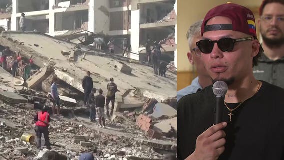 Venezuela earthquake relief; Milwaukee Brewers players, coach engaged