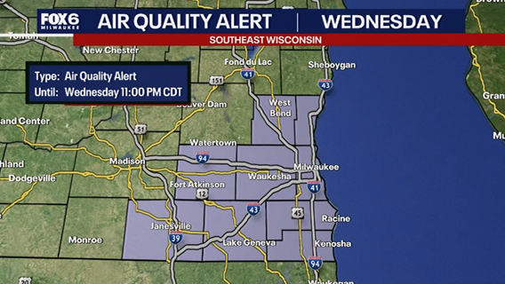 Southeast Wisconsin Air Quality Alert; 'unhealthy for sensitive groups'