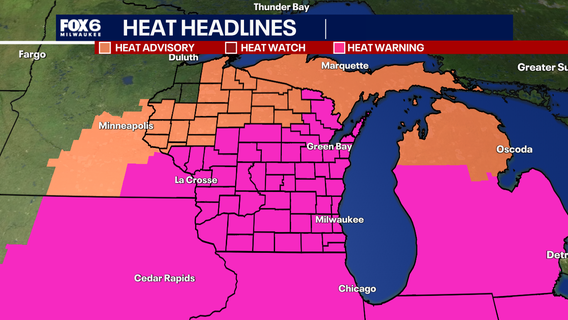 Dangerous, prolonged heat in southeast Wisconsin this week; what to know