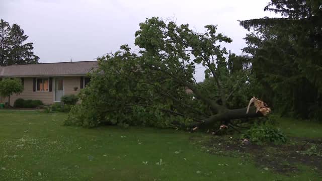 Southeast Wisconsin severe weather; Kenosha, Burlington see storm damage