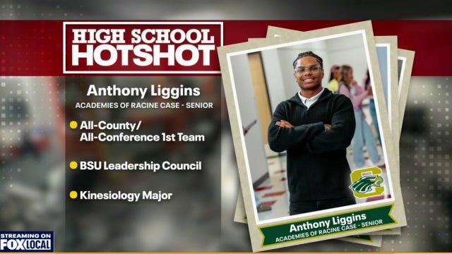 Academies of Racine Case High School senior excels on football field, theater
