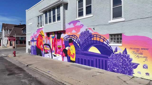 South side Milwaukee Brewers-backed mural celebrates community, sunset