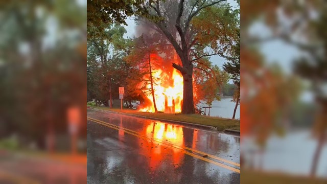 Lightning strikes lead to structure fires in Summit, Lac La Belle