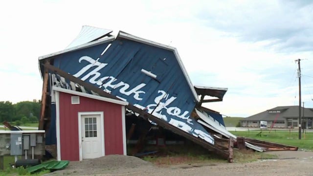 Culver’s blue barn in Beaver Dam destroyed after storms