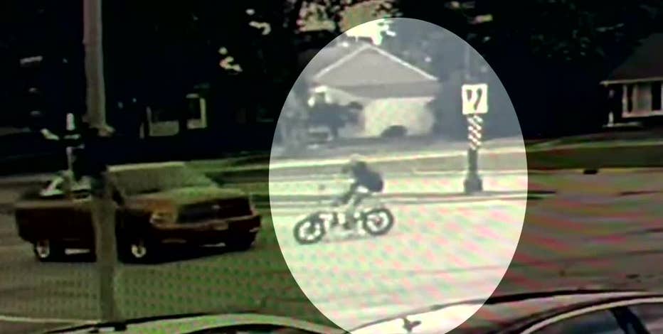 West Allis crash, 76th and Beloit; pickup truck, e-bike collide