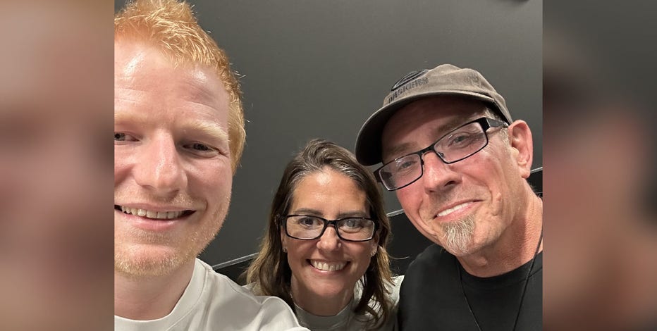 Wisconsin cancer survivor meets Ed Sheeran at Summerfest