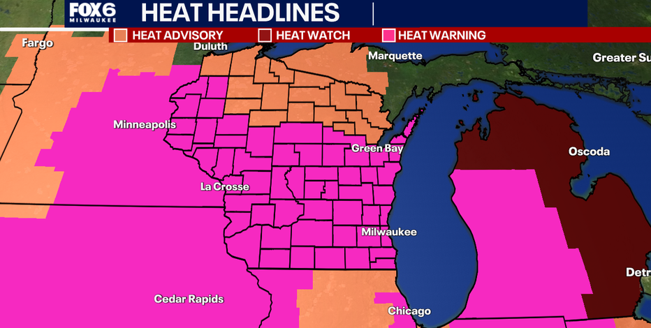 Dangerous, prolonged heat in southeast Wisconsin this week; what to know