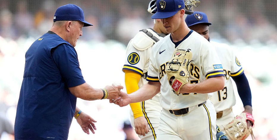 Brewers fall to Giants, 12-9; split 4-game series at AmFam
