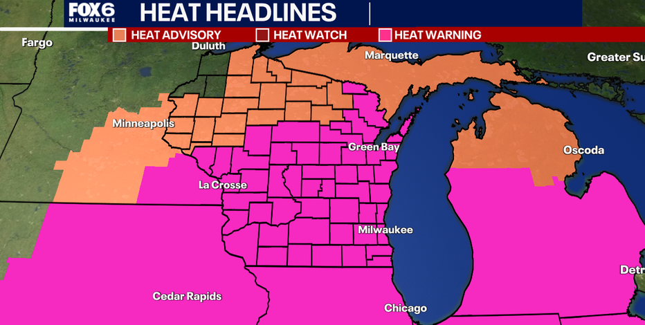 Dangerous, prolonged heat in southeast Wisconsin this week; what to know