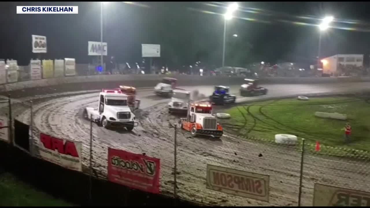 Wilmot Raceway semi-truck dirt race a first for Wisconsin