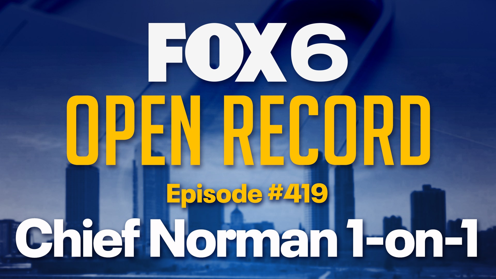 Flock, ICE and pursuits; FOX6 Investigators 1-on-1 with Chief Norman