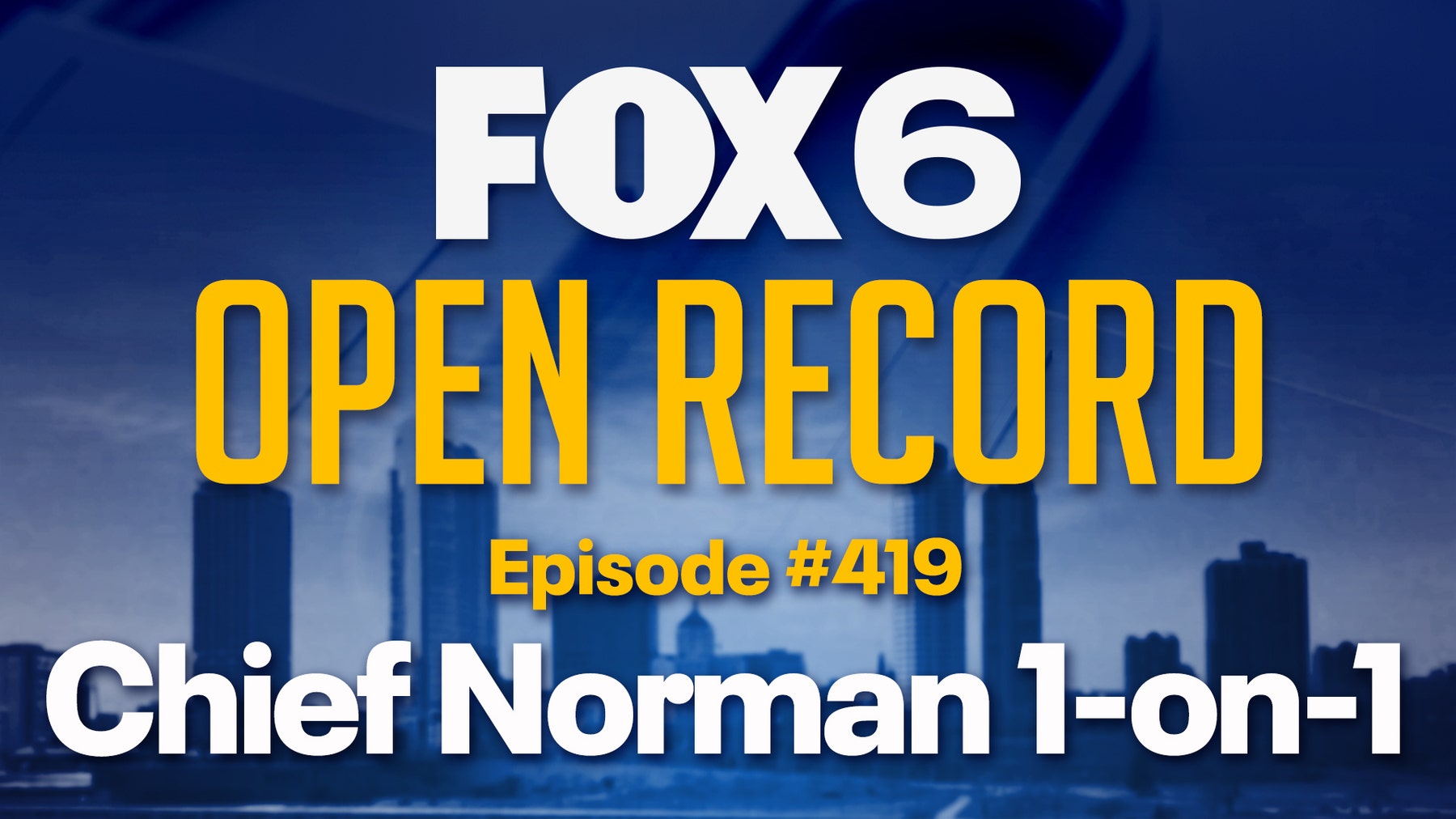 Flock, ICE and pursuits; FOX6 Investigators 1-on-1 with Chief Norman