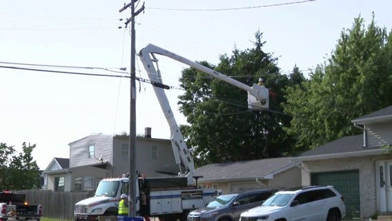 Kenosha storm damage; widespread power outages, tree damage