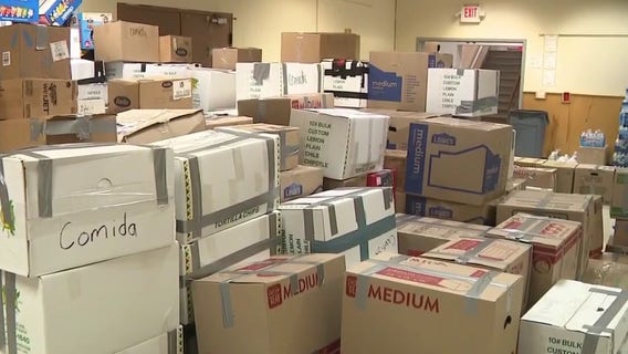Venezuela earthquakes: Milwaukee volunteers load donated relief supplies