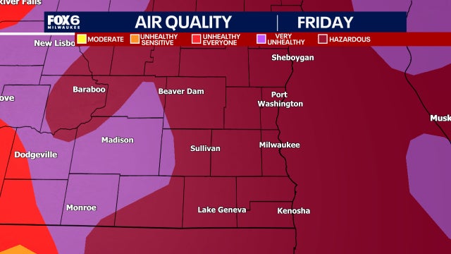 Wildfire smoke in Wisconsin: Another morning of dangerous air quality