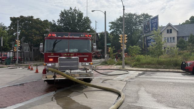 Milwaukee structure fire; North and Holton, no injuries reported