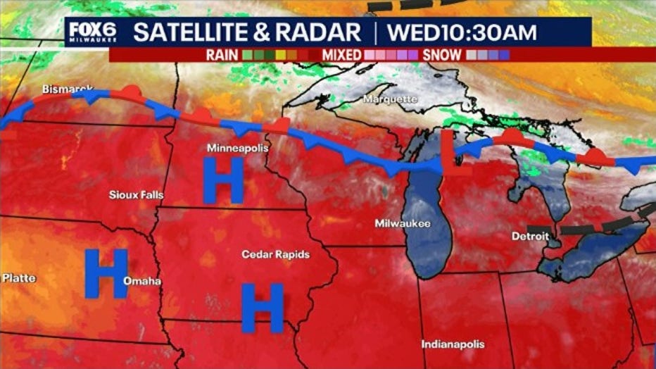 Surface Map Wisconsin