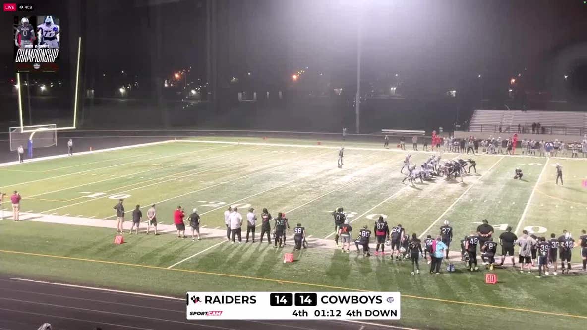 Racine Raiders cap undefeated season with championship field goal