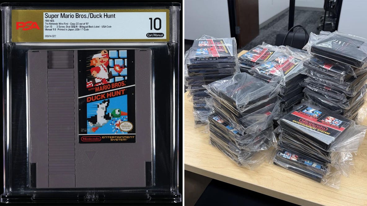 Rare Super Mario games in Wisconsin, 'once in a lifetime' find
