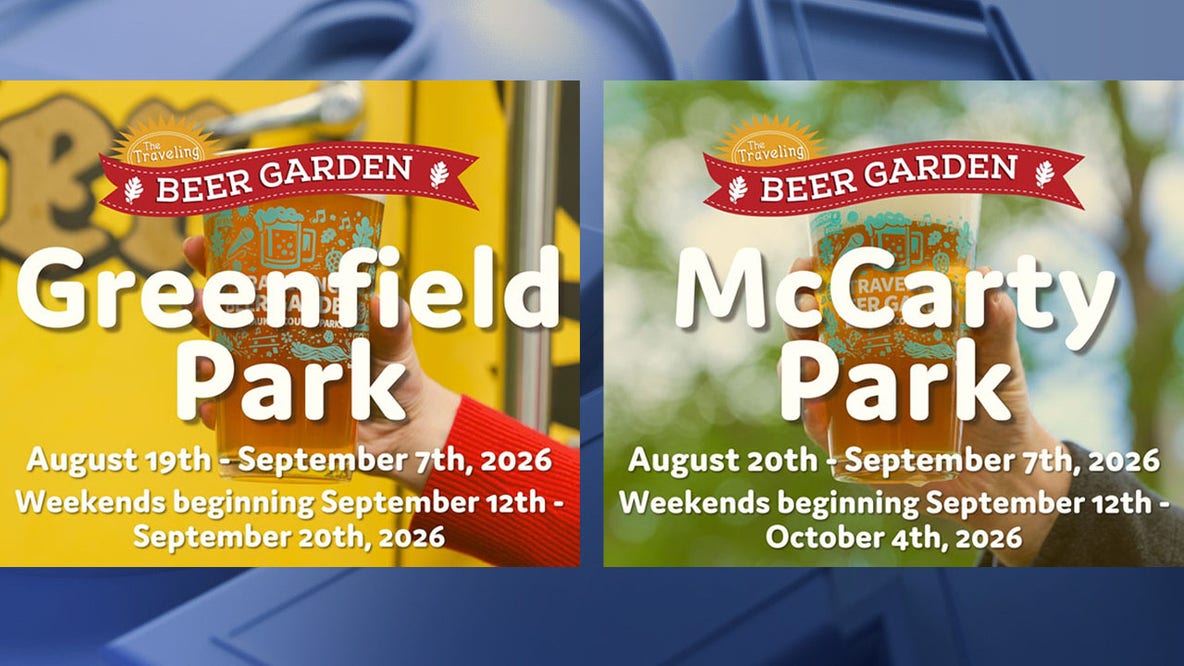 2026 Milwaukee County Traveling Beer Garden; fall dates at 2 parks