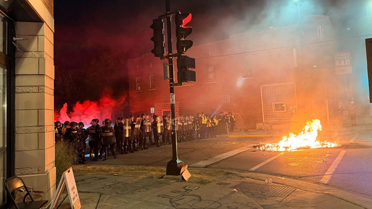 Overnight unrest in Madison; garbage cans, dumpster set on fire